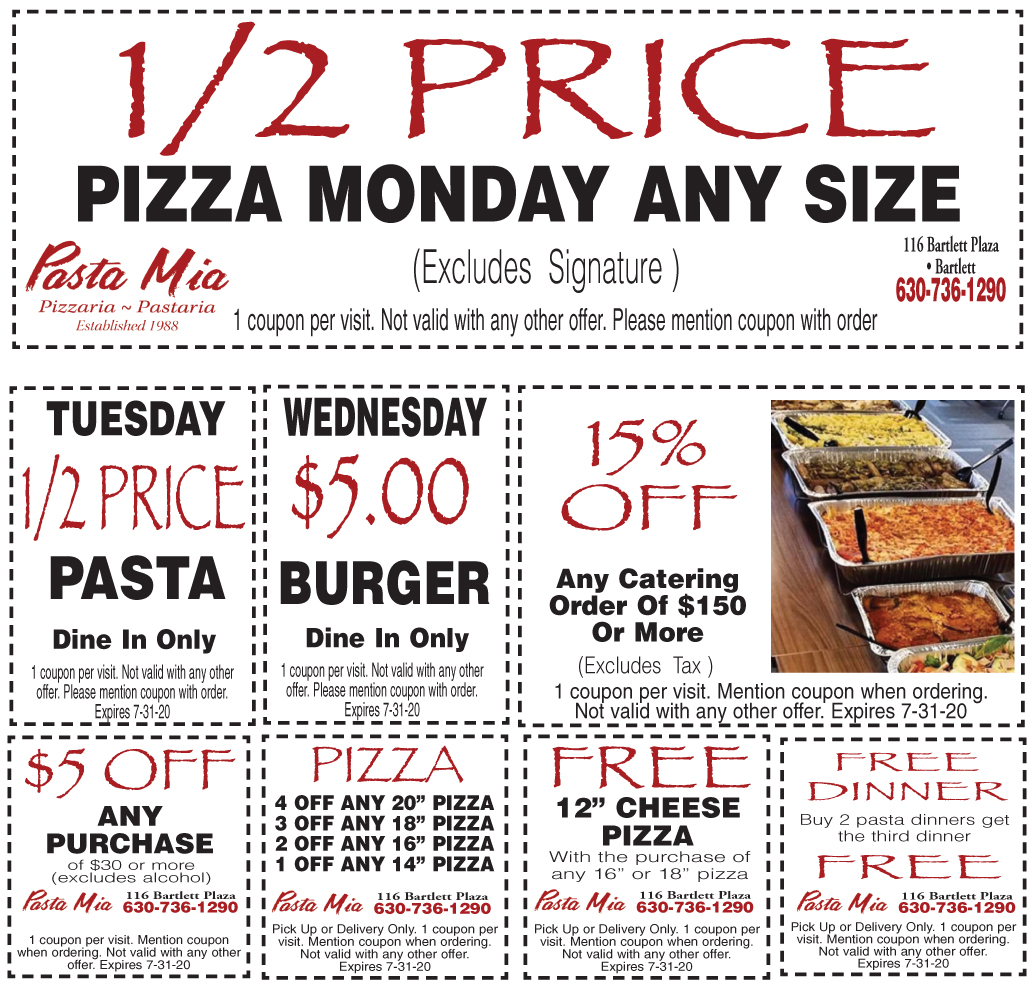 Private Events Pasta Mia